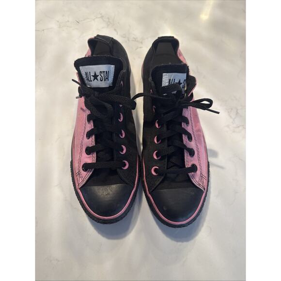 Converse Chuck Taylor All Star Shoes Womens Sz 9 Pink & Black - Picture 9 of 12
